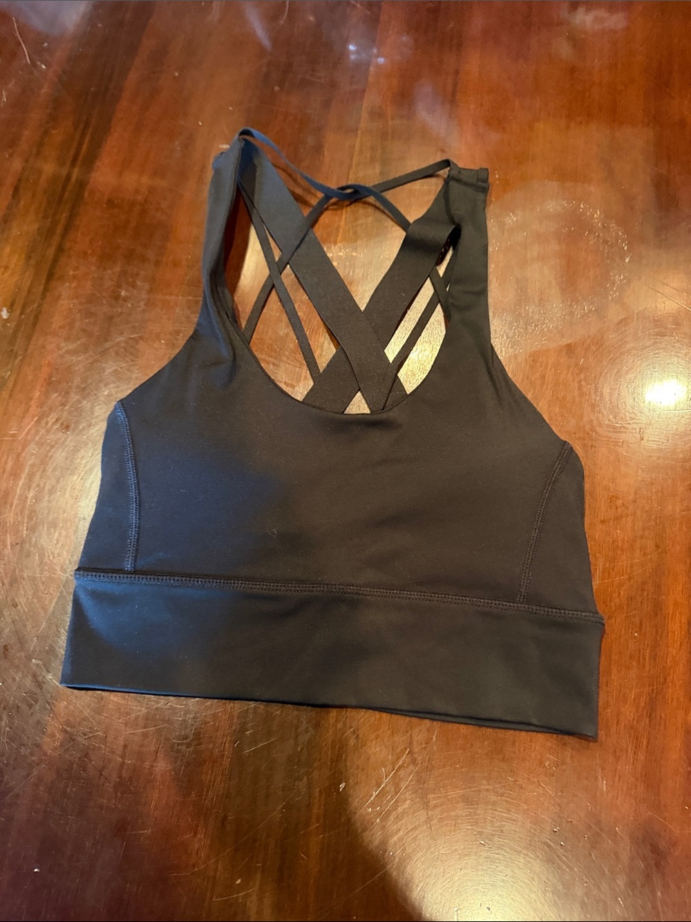 Balance Collection Black Crisscross Sports Bralette